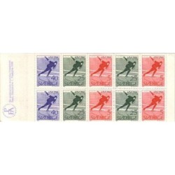 Szwecja 1966, Łyżwiarstwo, Cz. SŁANIA, zeszycik **