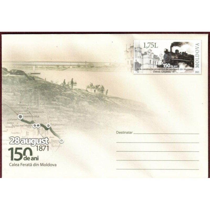 Mołdawia 2021, Kolej Kiszyniów-Odessa, mapa. Ck