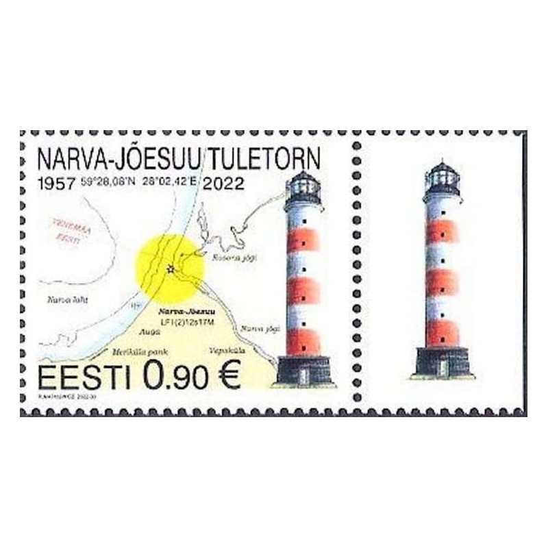 Estonia 2022, Latarnia morska. Margines **