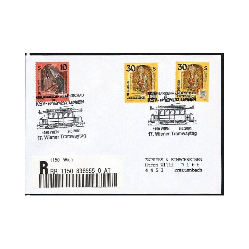 Austria 2001, Tramwaj. Wiedeń, polecony