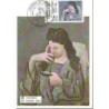 Francja 1982, Malarstwo: Picasso. Cz. SŁANIA. Karta maksimum, St Cere
