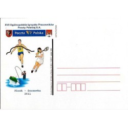 Kartka Płock 2011, Sport, Poczta Polska, wędkarstwo, tenis