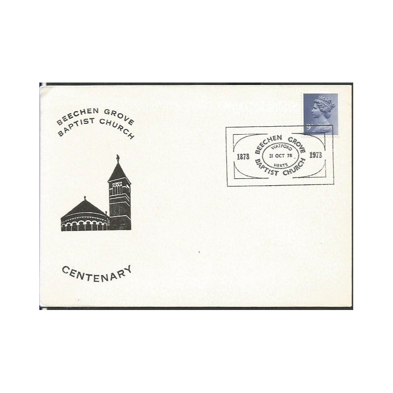 Wielka Brytania 1978, Kościół baptystów, reformacja. Datownik