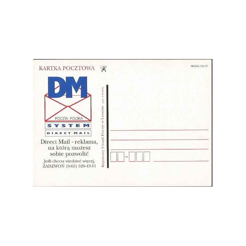 Kartka Leszno, Direct mail, reklama bezpośrednia