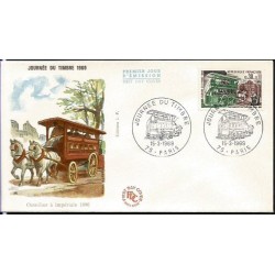 Francja 1969, Tramwaj konny. FDC