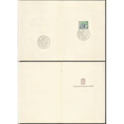 Czechosłowacja 1973, M. Kopernik, astronomia. Praga, karnet