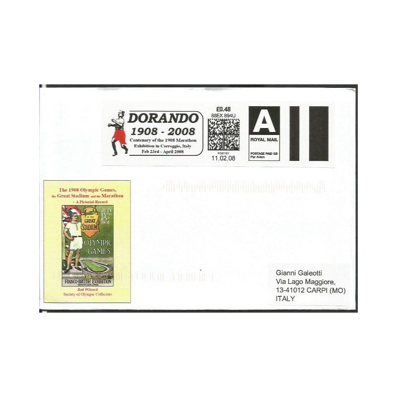 Wielka Brytania 2008, Maraton, P. Dorando, olimpiada 1908