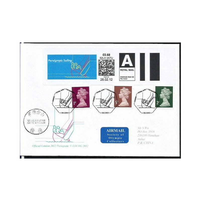 Wielka Brytania 2012, Letnia paraolimpiada Londyn, żeglarstwo. Londyn