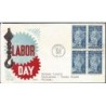 USA 1956, Praca, dzień pracy. FDC z obiegu do Polski