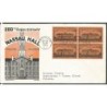 USA 1956, Uniwersytet Princeton. FDC z obiegu do Polski