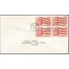 USA 1962, Harcerstwo. FDC z obiegu do Polski