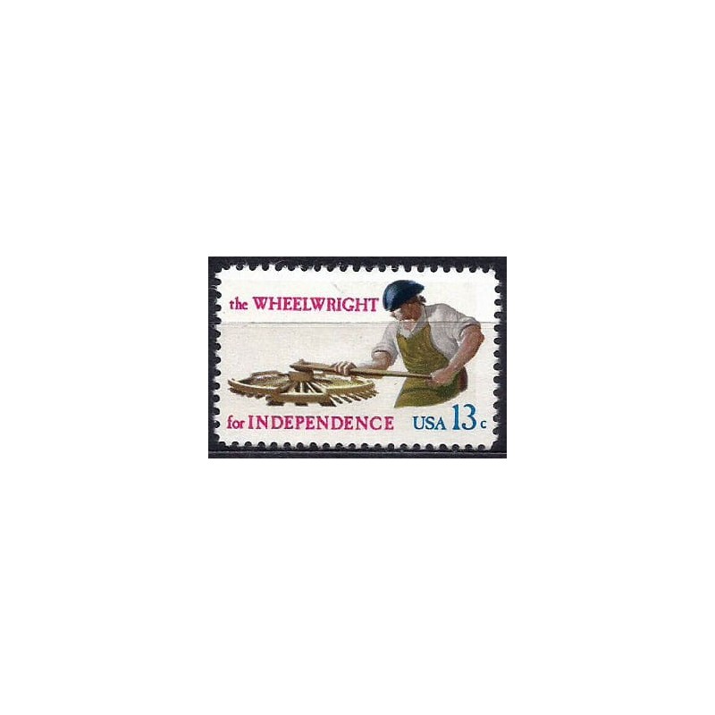 USA 1977, Koło, kołodziej, rzemiosło **