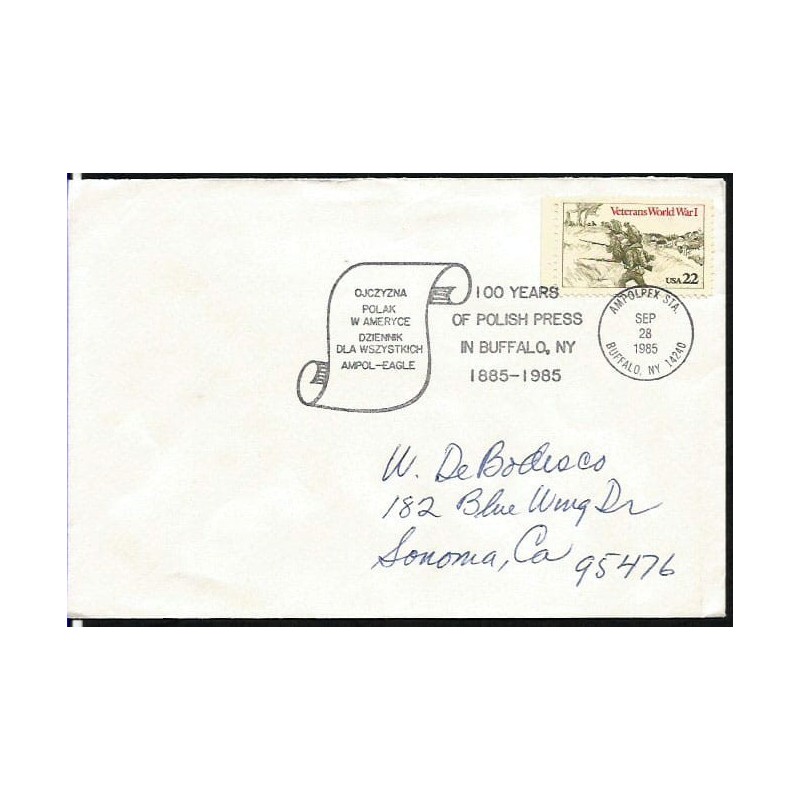 USA 1985, AMPOLPEX, prasa. Buffalo