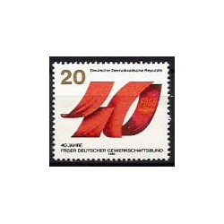 Niemcy NRD 1985, Związki zawodowe, 40 lat **