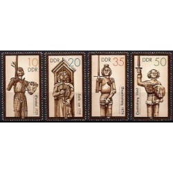 Niemcy NRD 1987, Rycerze, Roland, rzeźby **