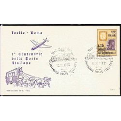 Włochy 1962, 100 lat poczty włoskiej. Rzym