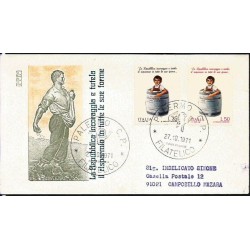 Włochy 1971, Bank pocztowy. FDC