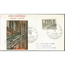 Włochy 1973, L. Vanvitelli, architekt. FDC