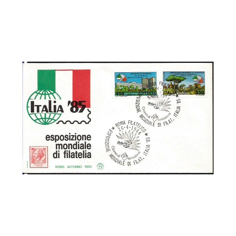 Włochy 1984, ŚWF Italia. FDC