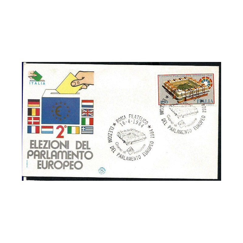 Włochy 1984, Wybory do Euro parlamentu, Unia Europejska. FDC