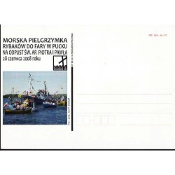 Kartka Gdańsk 2008, Puck, rybacy, pielgrzymka