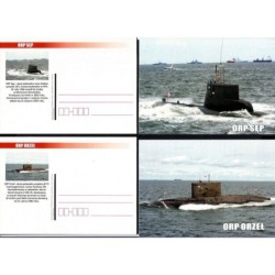 Kartka Gdańsk 2021, Polska marynarka wojenna, ORP Sęp i Orzeł, łódź podwodna