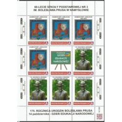 2022 Personalizowany. Namysłów, Nałęczów, Bolesław Prus, edukacja, oświata, szkoła. Arkusz