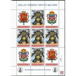 2022 Personalizowany. Order Virtuti Militari, Lwów, Warszawa, wystawa MPiT Wrocław. Arkusz