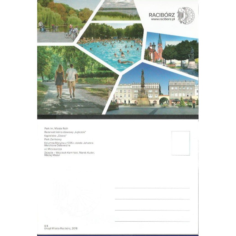 Racibórz, park, rezerwat, kolumna, kąpielisko