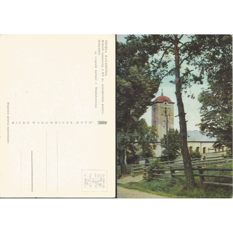 Święta Katarzyna, kościół. 1967, bez obiegu