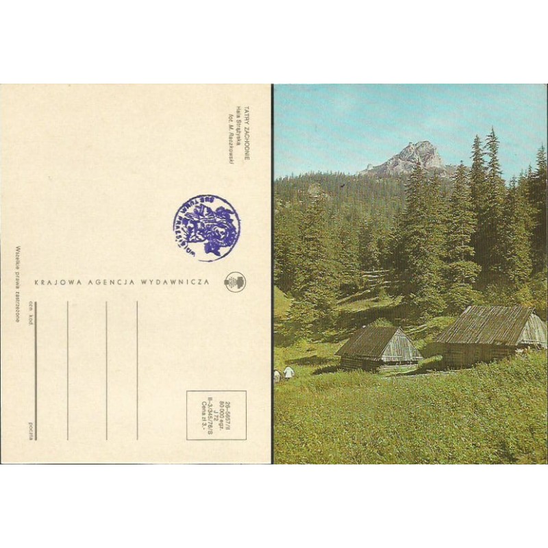 Tatry Zachodnie. 1976, bez obiegu