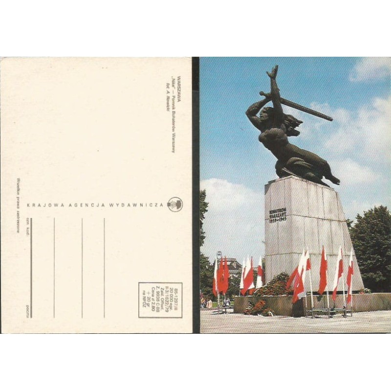 Warszawa, pomnik Nike. 1979, bez obiegu