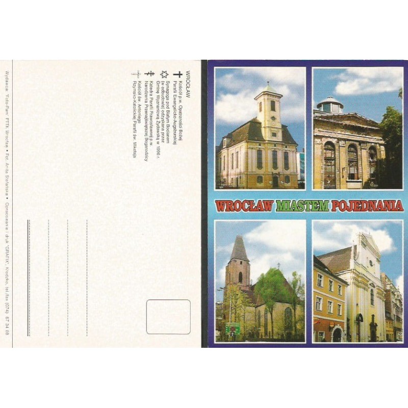 Wrocław miastem pojednania, kościół synagoga prawosławie protestantyzm