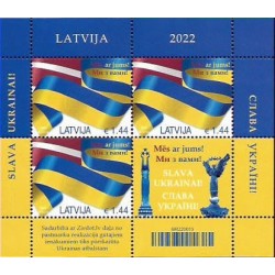 Łotwa 2022, Ukraina, wojna. Blok **