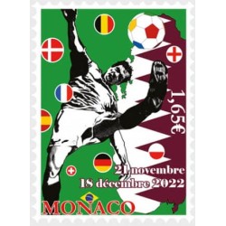 Monako 2022, Piłka nożna, MŚ Katar. Polska flaga **