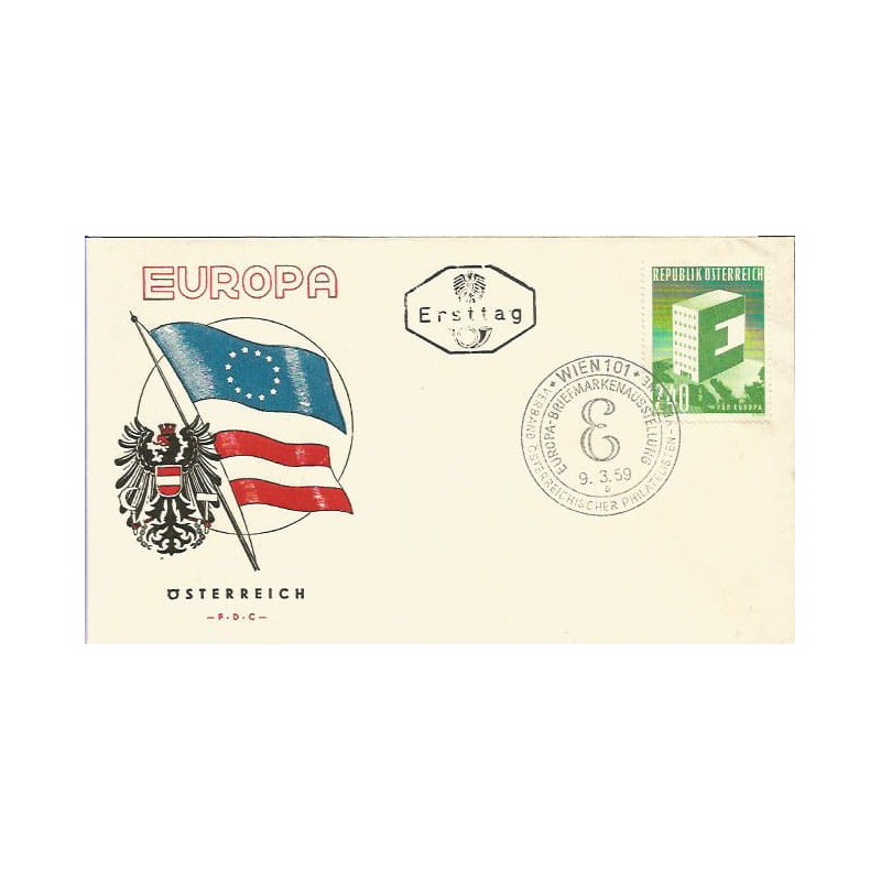 Austria 1959, EUROPA CEPT. FDC