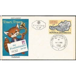 Austria 1966, Kod pocztowy. FDC