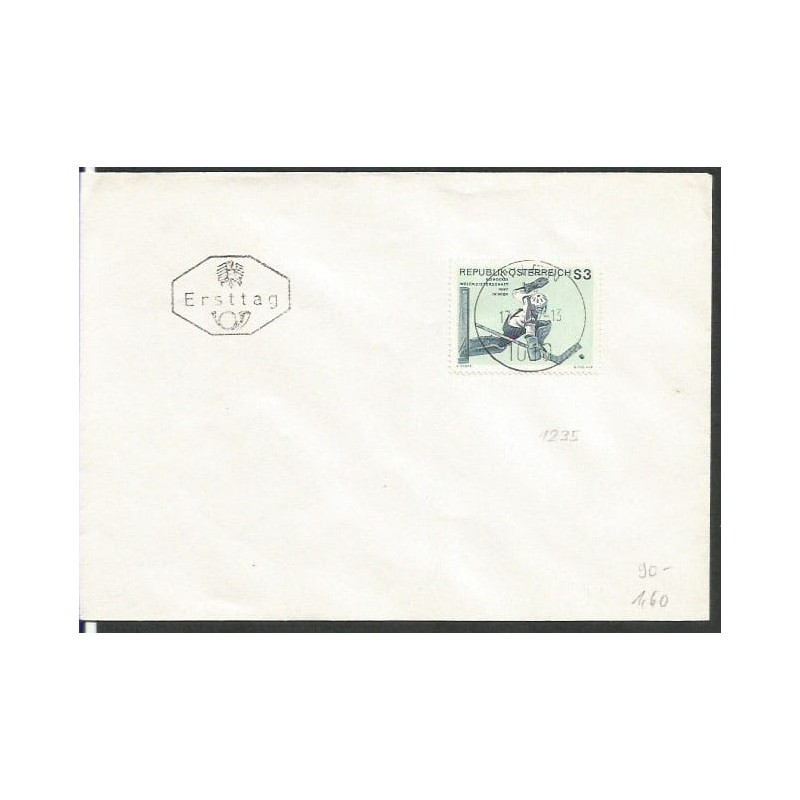 Austria 1967, Hokej. FDC