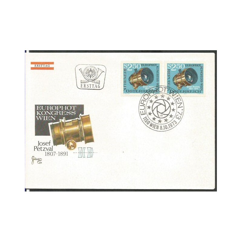 Austria 1973, Fotografia. FDC