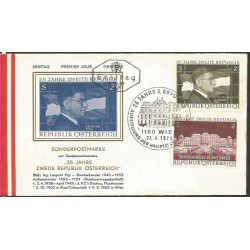 Austria 1973, II republika, polityka. FDC