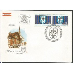 Austria 1973, Targi Dornbirn, herb. FDC