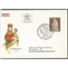 Austria 1974, Boże Narodzenie, św. Konrad. FDC