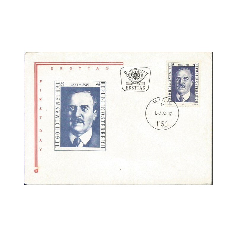 Austria 1974, Hugo von Hofmannsthal, teatr, literatura. Wiedeń