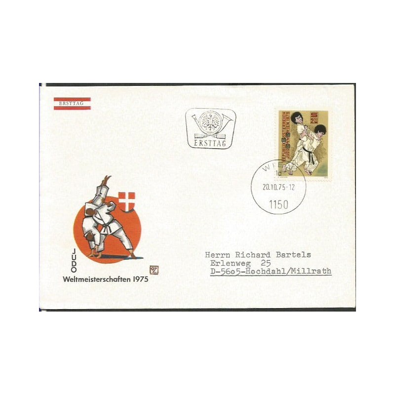 Austria 1975, Judo, MŚ. FDC