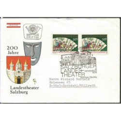 Austria 1975, Teatr w Salzburgu. FDC