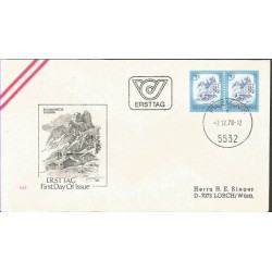 Austria 1978, Salzburg, góry. FDC