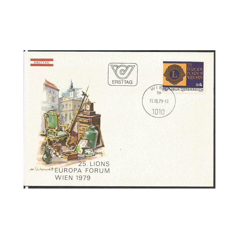 Austria 1979, Lions, organizacja. FDC