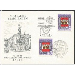 Austria 1980, Baden, uzdrowisko. FDC