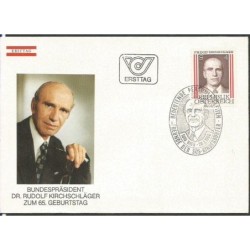 Austria 1980, R. Kirchschlager, prezydent. FDC