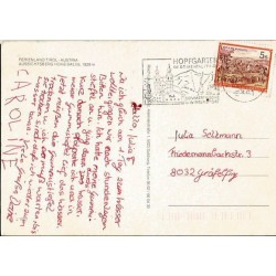 Austria 1980, Wyciąg, kolejka, góry. FDC